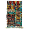 Tapis Boucherouite Freestyle – Pièce unique multicolore