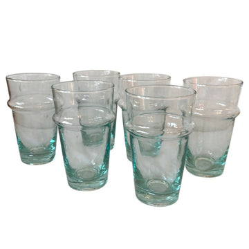 6 Beldi Large Moroccan Glasses