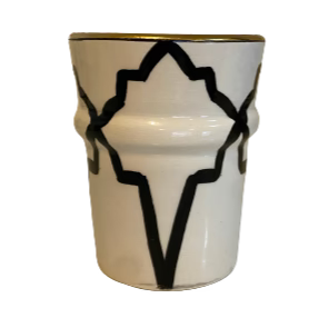 MERKA - Verre à café marocain finition or