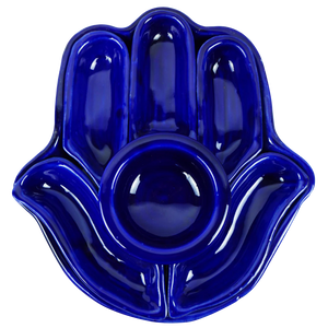 Plaque d'apéritif Hamsa en forme de main