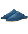 Babouche pointue en daim