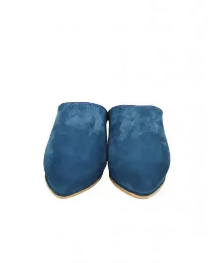 Babouche pointue en daim