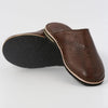 Chaussons en cuir souple - Marron