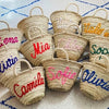 🧺 Personalized Mini Baskets – Artisanat Marocain Authentique